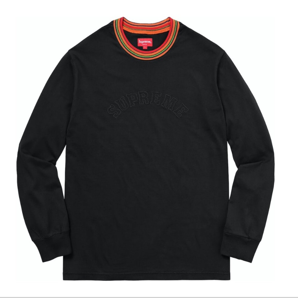 Supreme Multicolor Striped Rib L/S Top